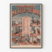 Plakat Teater Ulykke for de Fattige - Vintage Vægdekoration