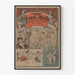 Plakat Teater Fransk Revue Eventyr Paris-Rouen Kostumer Choubrac