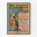 Vintage plakat af Det Internationale Teaterudstilling - Danse- og kæmpergruppe fra Det Store Khedivale Opera i Kairo