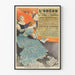 Vintage plakat af Théâtre National de l'Odéon - Abonnement til Klassiske Aftener 1890-1891