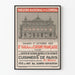 Vintage plakat af den franske køkkengalla 1925, Opera Paris