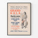 Gammel plakat Store Gala ved Det Nationale Opera Teater 1940