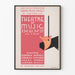 Vintage plakat af Musikteatret i New York - Kunstnerisk vægdekoration