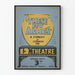 Vintage plakat 'These Few Ashes' til vægdekoration teater
