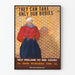 Vintage propagandaplakat 'They Can Take Only Our Bodies' til vægdekoration