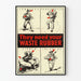 Vintage militær plakat 'They Need Your Waste Rubber' til vægdekoration