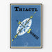 Vintage reklameplakat for Thiacyl sulfonamid