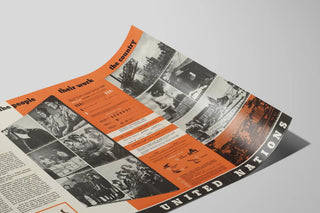 Plakat vintage Vægdekoration - Dette er Polen, en af De Forenede Nationer — visning af kunstværket