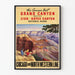 Vintage plakat Nationalparker Grand Canyon Zion Bryce Canyon