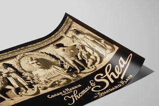Plakat vintage Thomas E. Shea i Standard Plays til vægdekoration — visning af kunstværket