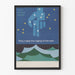 Vægplakat med marinestemning - Du regerer over havets rasen
