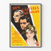 Vintage plakat Den Gåtfulde Kvinde med Marlene Dietrich