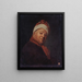Portrait af maleren Étienne Jeaurat 1699-1789 - Étienne Aubry — indrammet kunstværk på væggen
