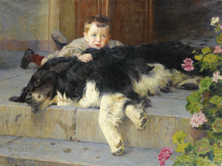 tienne Dinet - Le petit garon au chien.webp