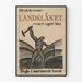Vintage plakat af arbejder- og landmandsliv samt adgang til kredit