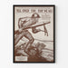 Vintage militær plakat "Till Over The Top We Go"