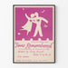 Plakat Time Remembered - Vintage romantisk vægdekoration