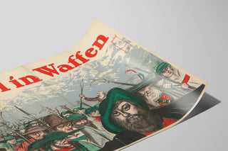 Plakat Vintage Tyrol i Våben – Vægdekoration — visning af kunstværket