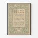 Vintage kunstdekoration plakat Gedenkboek hollandsk maleri 1860-1890