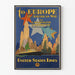 Vintage plakat 'To Europe The American Way' United States Lines