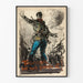 Plakat med soldat engageret med motivationsslogan
