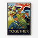 Vintage militær plakat - International enheds samling