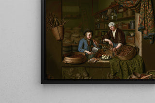 Kunsttryk En købmandsbutik - Willem van Mieris