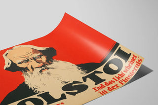 Plakat Vintage Tolstoj - Kunstnerisk vægdekoration — visning af kunstværket