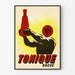 Vintage plakat Tonique Roche retrodesign