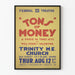 Vintage plakat af Teateret Tons of Money - Retro vægdekoration