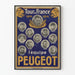 Vintage plakat af Tour de France 1914 hold Peugeot