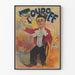 Vintage plakat til vægdekoration cirkus Touroff