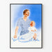 Retro plakat Mor og Barn Phytine - Vintage vægdekoration