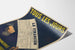 Vintage plakat Financier Nyskabelser inden for finans og aktiemarked