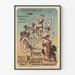 Vintage plakat af koncerten ved Porte Maillot - Retro vægdekoration