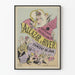 Vintage plakat for teaterkoncert Alcazar d'Hiver Faubourg Poissonnière