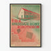 Vintage plakat for salg af arbejderhjem – Retro vægdekoration