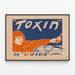 Plakat Vintage Toxin af Ouida - Retro vægdekoration — indrammet kunstværk på væggen