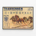 Plakat vintage travløb ved Trabrenn-Platz Prater