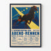 Vintage plakat af travløb Prater 1930