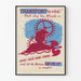 Vintage transport plakat - Undgå trafikpropper for en glidende rejse
