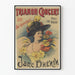 Vintage Trianon koncertplakat med Jane Dhénin