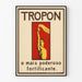Vintage plakat TropoN styrkende kraftfuld