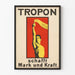 Vintage plakat Tropon industrielt vægdekoration