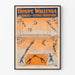 Vintage plakat af Troupe Wallenda akrobater og flyvende trampolin