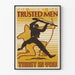Plakat Vintage Krig 1941 Pålidelige Mænd Tillid til Dig