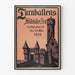 Vintage plakat med middelalderfest Turnhallens 1904