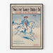 Vintage plakat 'Twas the Yankee Doodle Do' - Retro vægdekoration