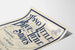 Vintage plakat Two Little Blue Little Shoes i typografisk stil