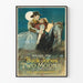 Vintage plakat Two Moons - Western romantisk vægdekoration